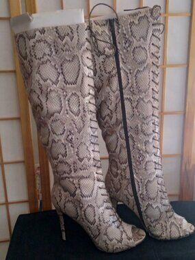 Paper Fox SERINA Snakeskin Boots